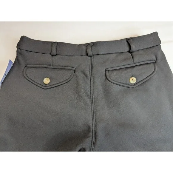 Tuff Rider Men's Patrol UnifleeceBreeches Size 28 Black Equestrian NWT